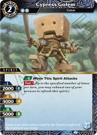 Cypress Golem | Generational Link | Common | Normal | #BSS06-078