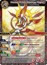 Absolute Divinity Amaterasu Dragon | Generational Link | X Rare | Holofoil | #BSS06-001