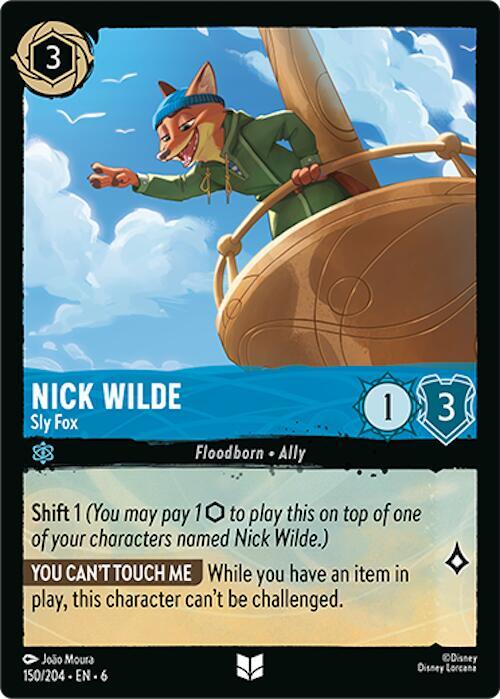 Nick Wilde - Sly Fox 150/204 Uncommon