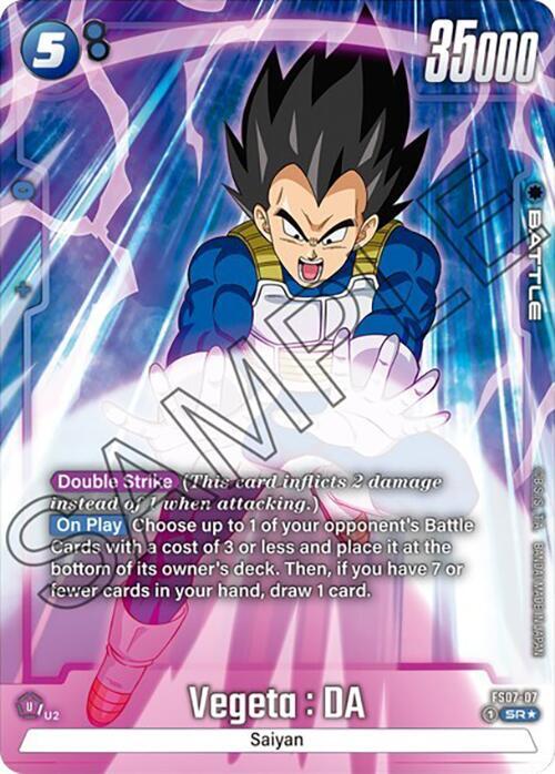 DBS Fusion World: Starter Deck 7: Vegeta (Mini) Singles