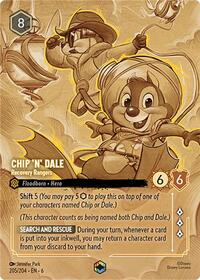 Chip 'n' Dale - Recovery Rangers (Enchanted) 205/204 Enchanted Holofoil