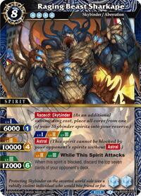 Raging Beast Sharkape | Generational Link | X Rare | Holofoil | #BSS06-072
