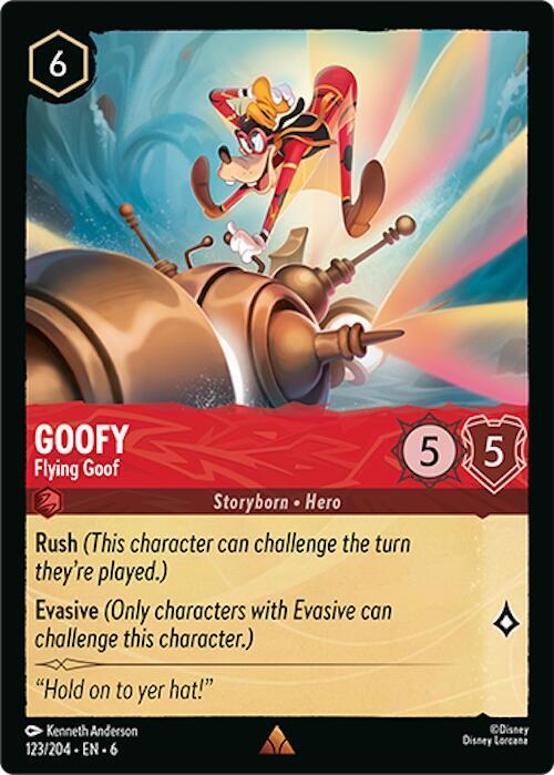 Goofy - Flying Goof 123/204 Rare