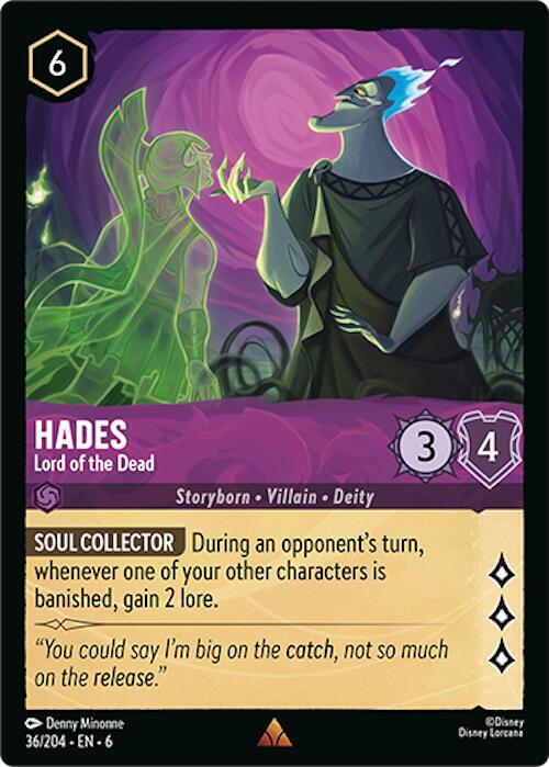 Hades - Lord of the Dead 36/204 Rare