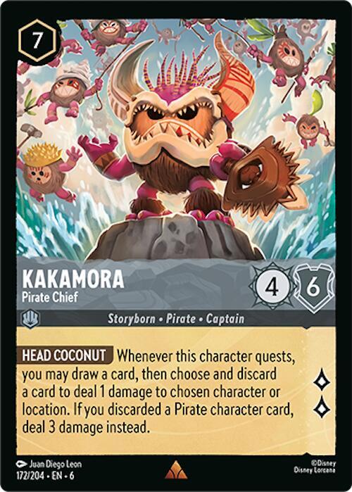 Kakamora - Pirate Chief 172/204 Rare