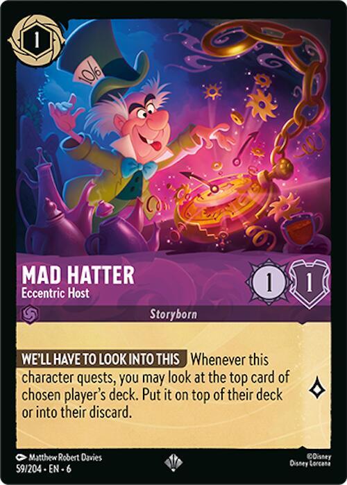Mad Hatter - Eccentric Host 59/204 Super Rare
