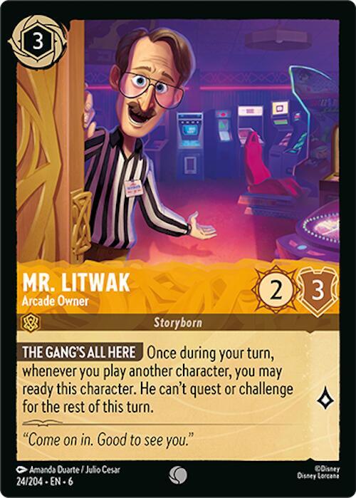 Mr. Litwak - Arcade Owner 24/204 Common