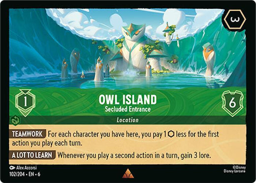 Owl Island - Secluded Entrance 102/204 Rare