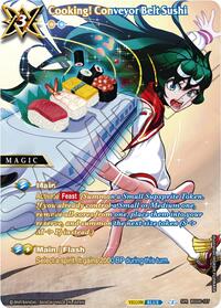 Cooking! Conveyor Belt Sushi (SPR) | Generational Link | Special Rare | Holofoil | #BSS06-107