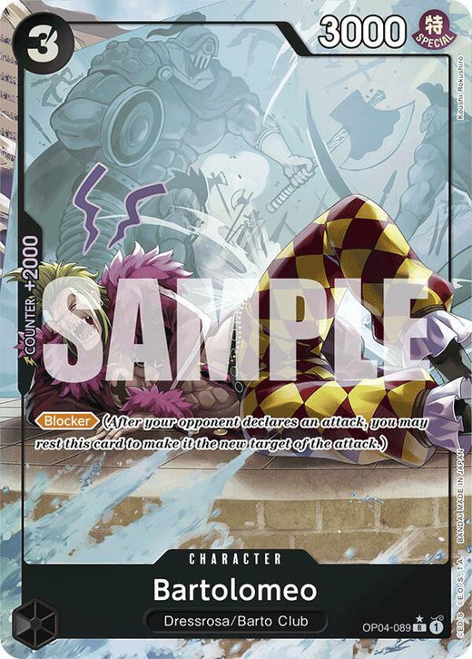 Bartolomeo (OP04-089) (Full Art) OP04-089 R Foil
