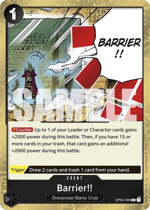 Barrier!! (Jolly Roger Foil) OP04-095 C