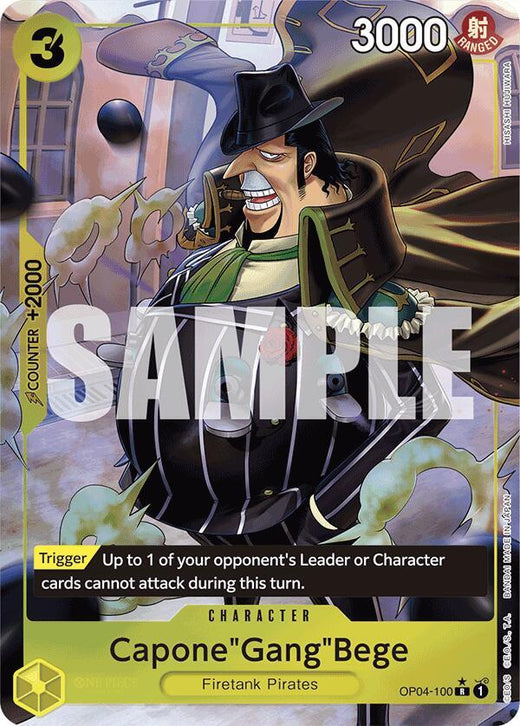 Capone"Gang"Bege (OP04-100) (Full Art) OP04-100 R Foil