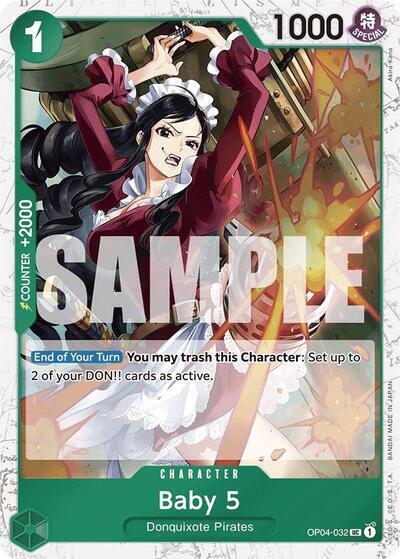Baby 5 (OP04-032) (Jolly Roger Foil) OP04-032 UC