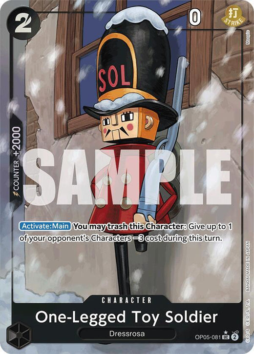 One-Legged Toy Soldier (Full Art) OP05-081 UC Foil