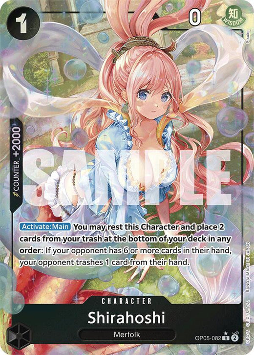 Shirahoshi (OP05-082) (Alternate Art) OP05-082 R Foil