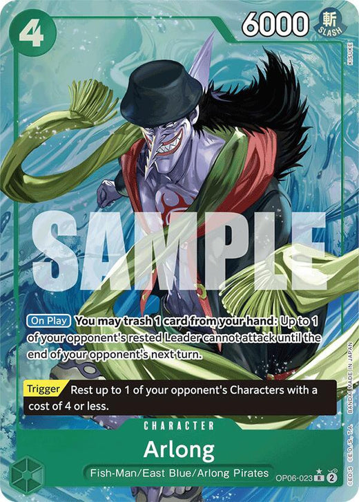 Arlong (Alternate Art) OP06-023 R Foil