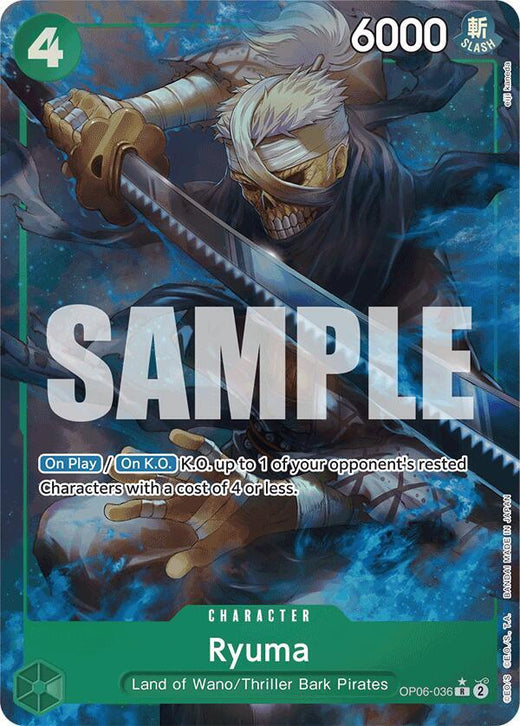 Ryuma (Full Art) OP06-036 R Foil