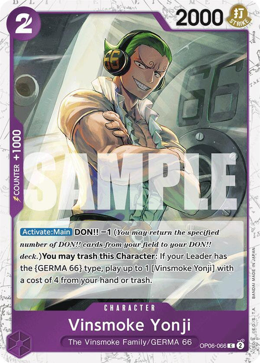 Vinsmoke Yonji (OP06-066) (Jolly Roger Foil) OP06-066 C