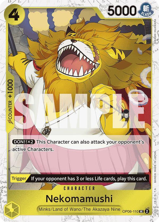 Nekomamushi (Jolly Roger Foil) OP06-110 UC