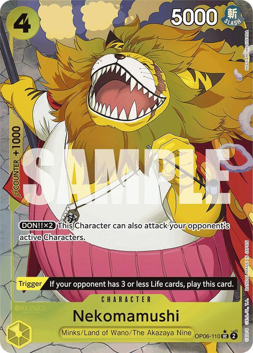 Nekomamushi (Full Art) OP06-110 UC Foil