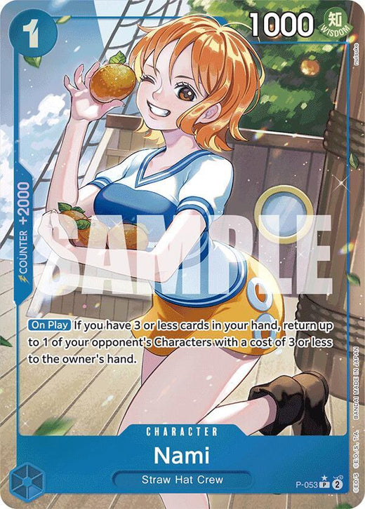 Nami (P-053) (Full Art) P-053 PR Foil