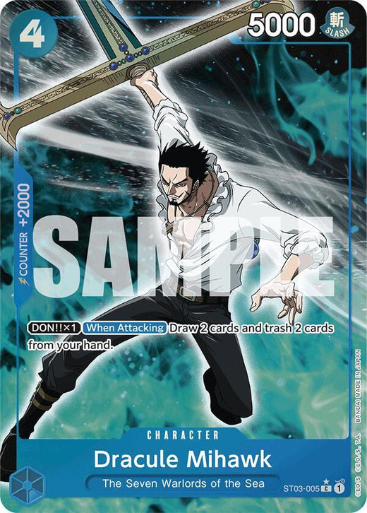 Dracule Mihawk (ST03-005) (Full Art) ST03-005 C Foil