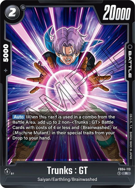 Trunks: GT FB04-113 R Lámina