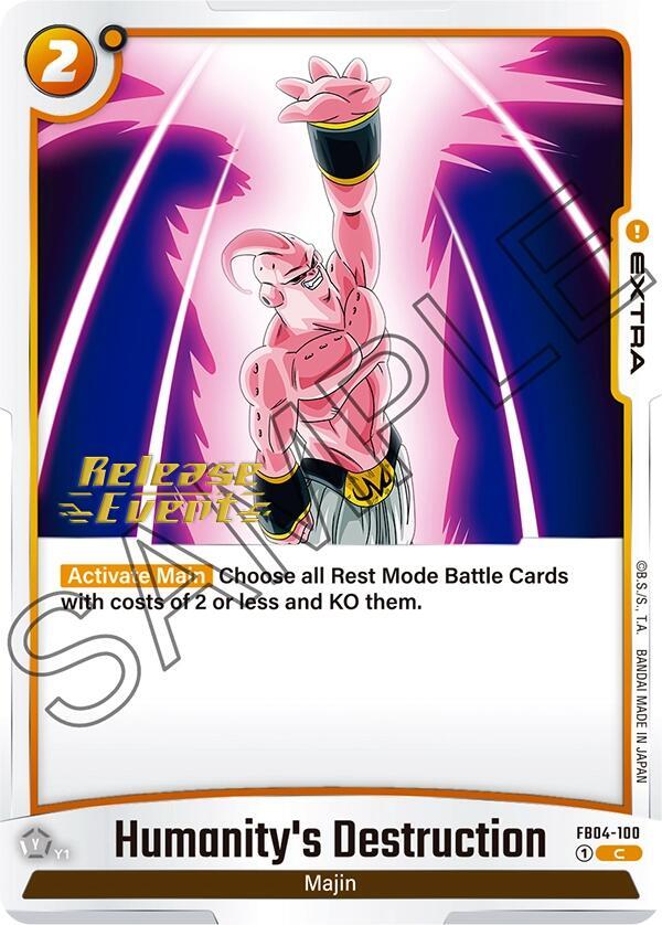 DBS Fusion World: Ultra Limit Release Event Cards Singles