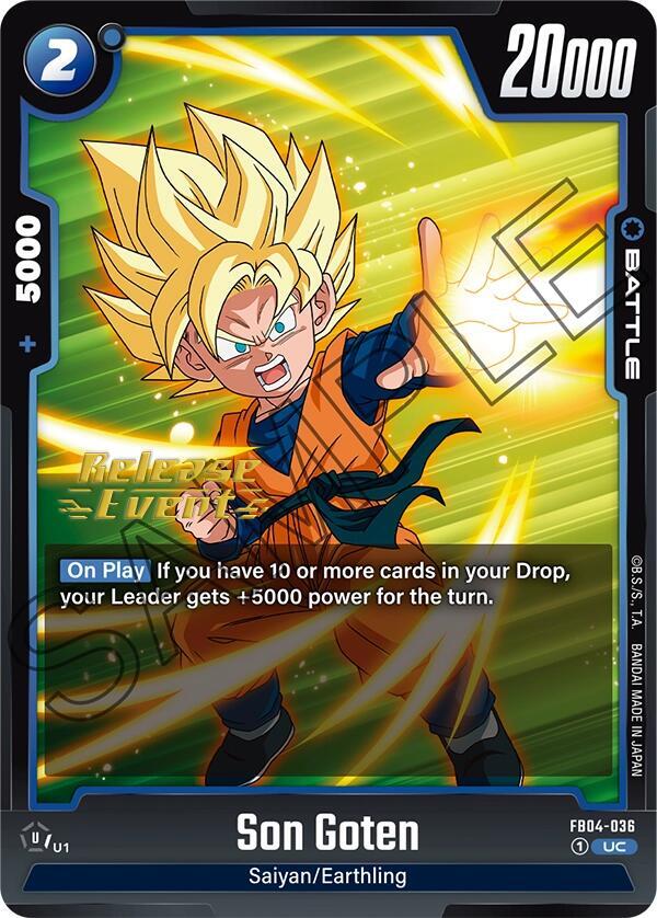 DBS Fusion World: Ultra Limit Release Event Cards Singles