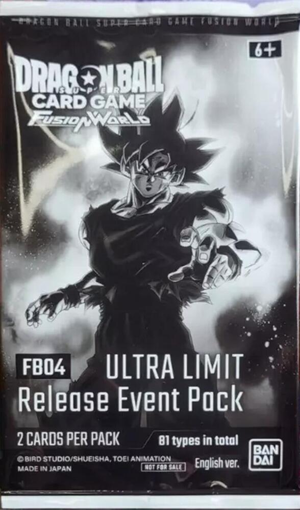 Dragon Ball Super: Fusion World: Cartas del Evento Ultra Límite Liberado