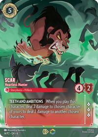 Scar - Heartless Hunter (Store Championship) | Disney Lorcana Promo Cards | Promo | Holofoil | #14