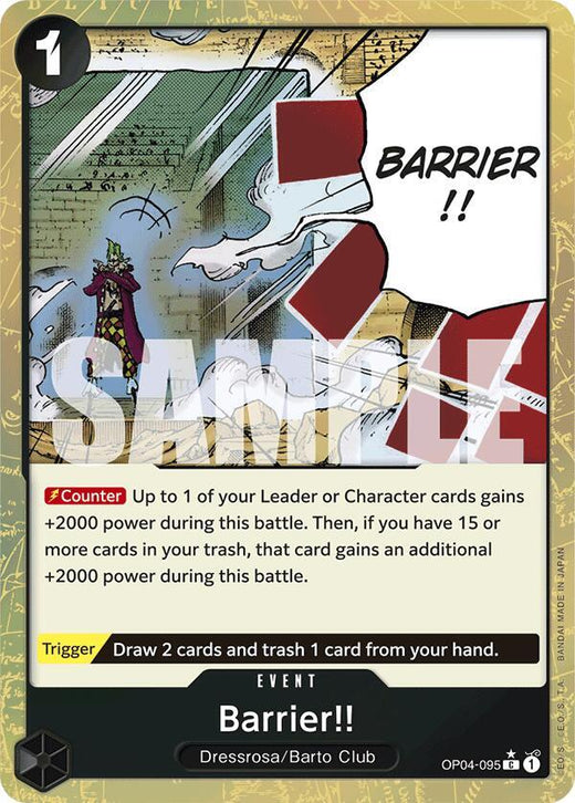 Barrier!! (Textured Foil) OP04-095 C