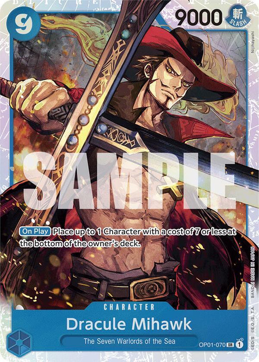 Dracule Mihawk (OP01-070) (Reprint) OP01-070 SR Foil