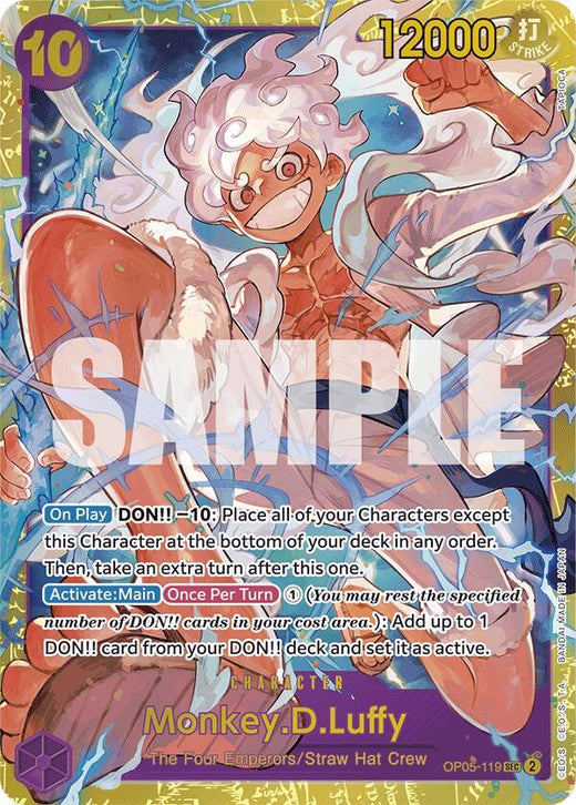 Monkey.D.Luffy (OP05-119) (Reprint) OP05-119 SEC Foil