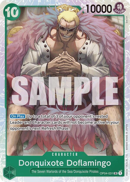 Donquixote Doflamingo (Reprint) OP04-031 SR Foil