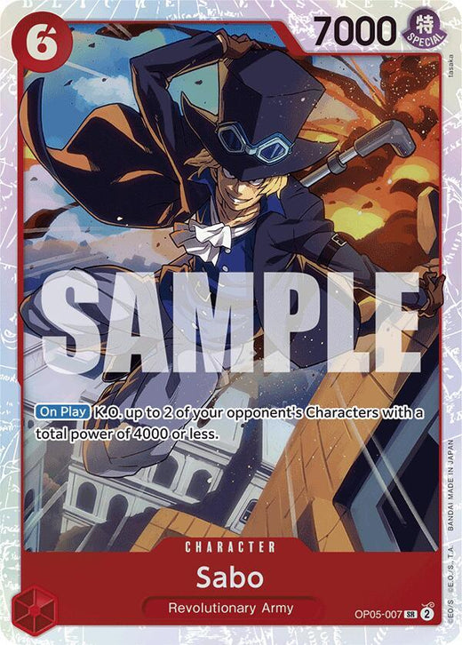 Sabo (OP05-007) (Reprint) OP05-007 SR Foil
