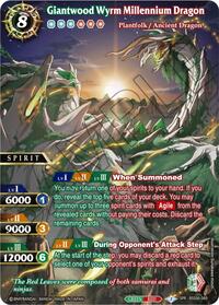 Giantwood Wyrm Millennium Dragon (SPR) | Generational Link | Special Rare | Holofoil | #BSS06-069
