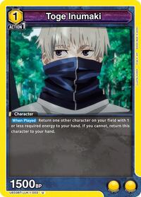 Toge Inumaki (003) | UE03BT: Jujutsu Kaisen | Uncommon | Normal | #UE03BT/JJK-1-003