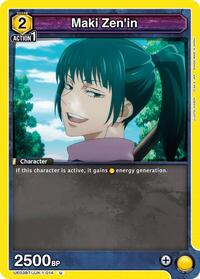 Maki Zen'in (014) | UE03BT: Jujutsu Kaisen | Uncommon | Normal | #UE03BT/JJK-1-014