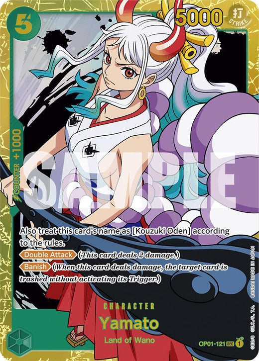Yamato (OP01-121) (Reprint) OP01-121 SEC Foil