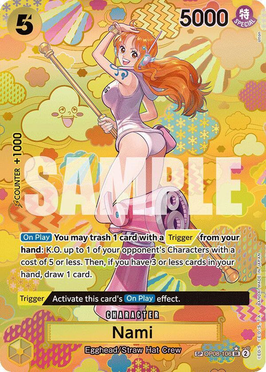 Nami (SP) OP08-106 SR Foil