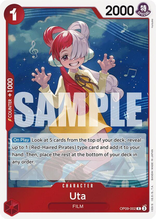 Uta OP09-002 R Foil