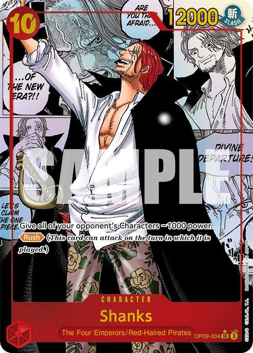 Shanks (004) (Manga) OP09-004 SR Foil
