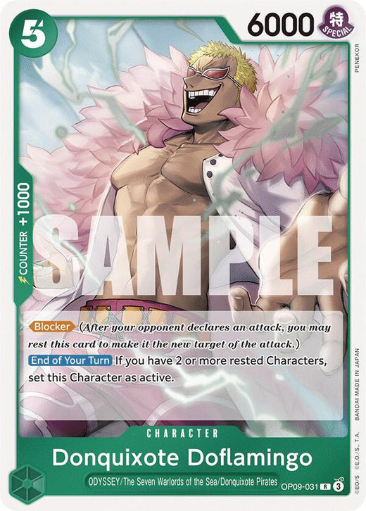 Donquixote Doflamingo OP09-031 R Foil