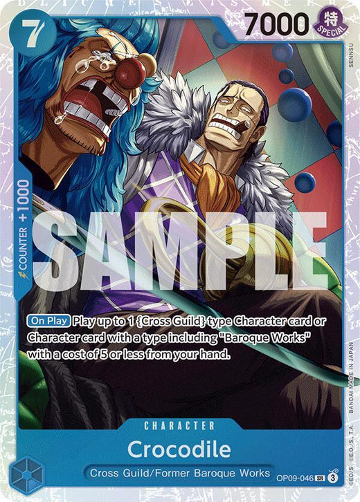 Crocodile (046) OP09-046 SR Foil