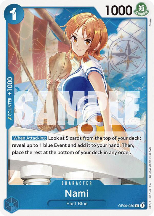 Nami (050) OP09-050 R Foil