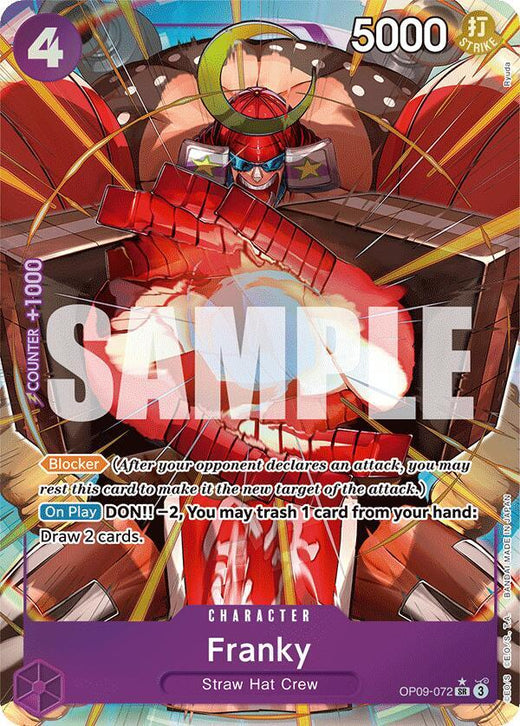 Franky (Parallel) OP09-072 SR Foil
