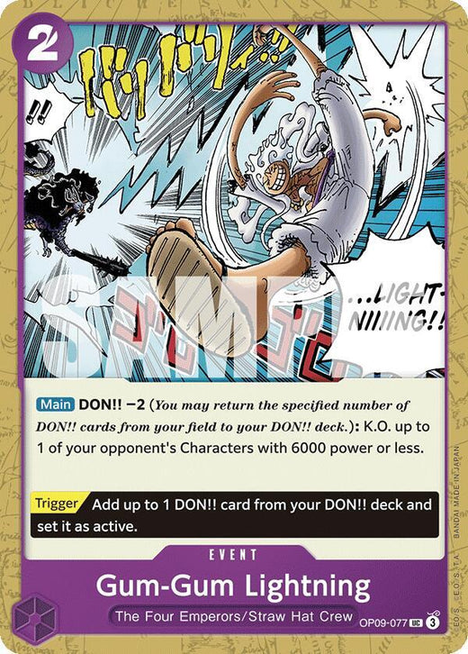 Gum-Gum Lightning OP09-077 UC
