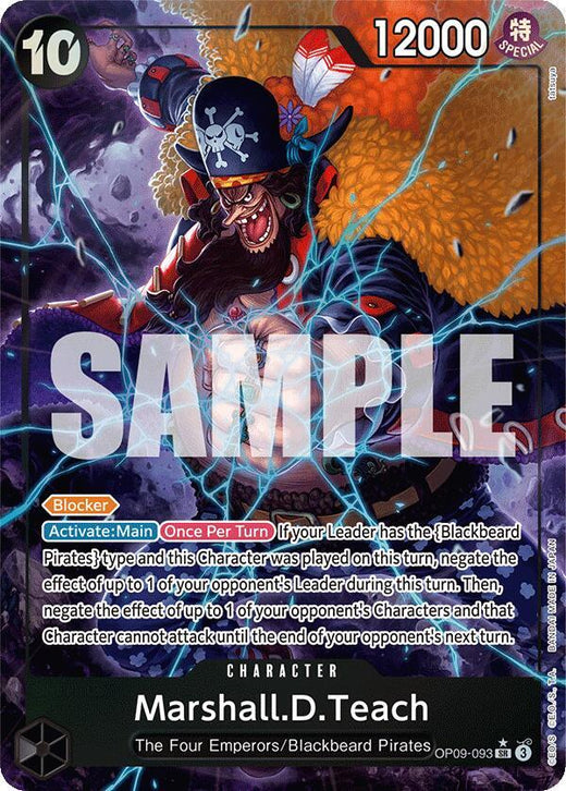 Marshall.D.Teach (093) (Alternate Art) OP09-093 SR Foil
