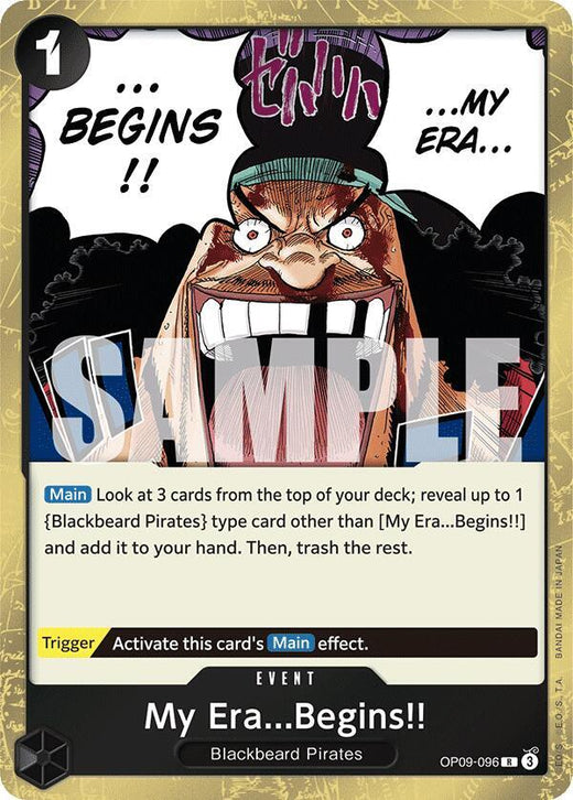My Era...Begins!! OP09-096 R Foil